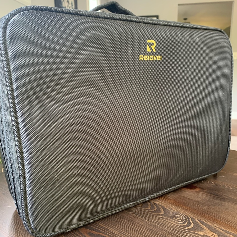 Relavel professional makeup bag
